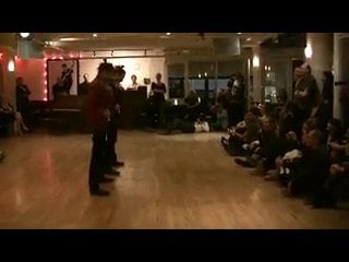 Lombard twins tango for haiti