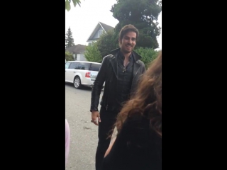 Colin odonoghue meeting fans