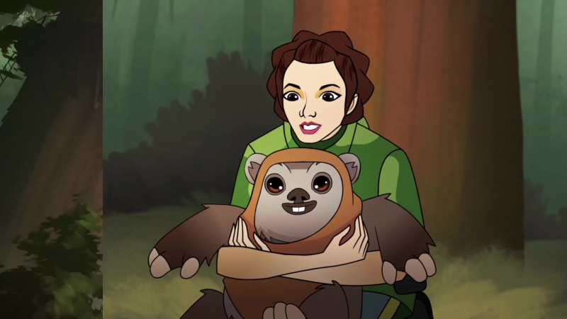 Star wars forces of destiny | ewok escape | disney