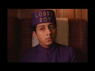 Cutted scenes from the grand budapest hotel movie
