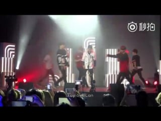 160731 acemax black trespass (monsta x) @ "be star" concert