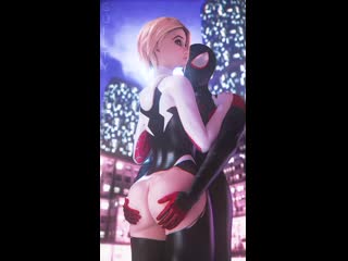 Awf spider gwen nude ass grab marvel by guilty