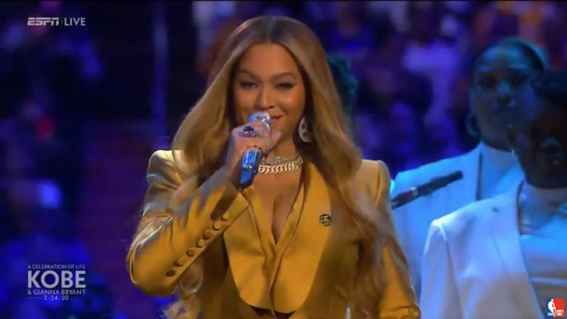 Beyoncé "xo" / "halo" a celebration of life for kobe and gianna bryant