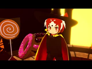 Mmd kf lesser panda happy halloween