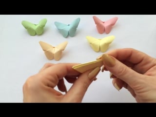 Бабочки из бумаги diy butterfly room decor оригами бабочка