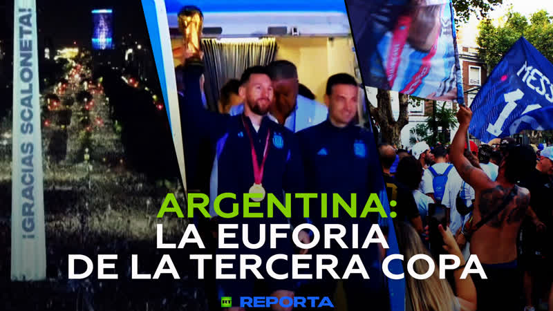 Argentina la euforia de la tercera copa rt reporta