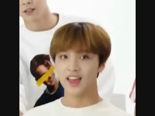 Hyuck making cute sounds