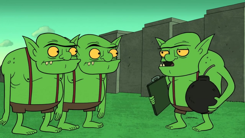 Clash a rama (русская озвучка) #8 одиннадцать друзей гоблина