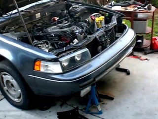 3rd gen maxima with a vg30et hard revs no intercooler