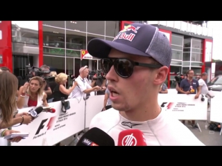 2016 italy post race daniil kvyat