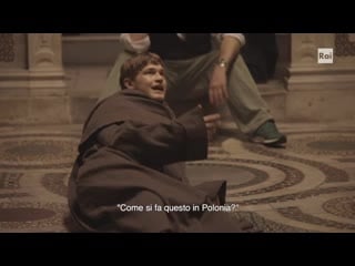 Il nome della rosa la serie backstage