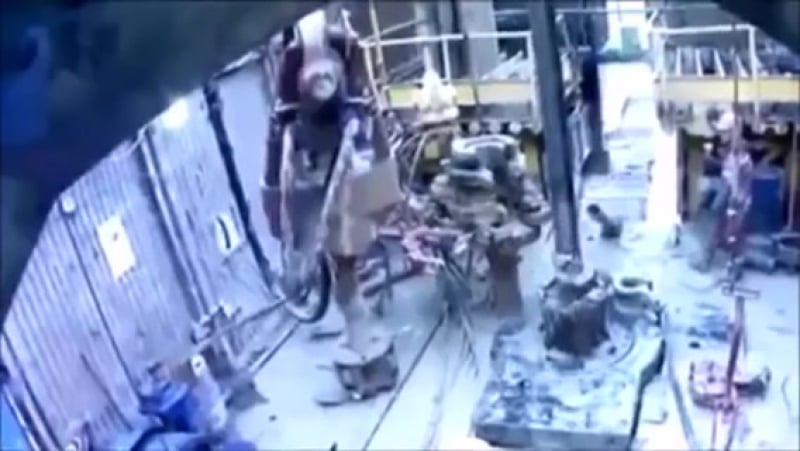 Несчастные случаи на буровой жесть