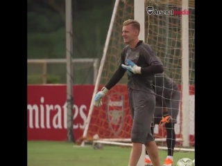 A new day, a new test for our keepers and @bernd leno was a man in form during yesterday’s session