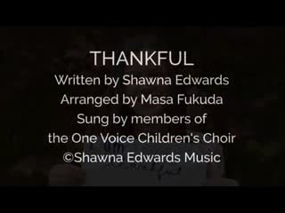 Thankful (childrens thanksgiving song by shawna belt edwards)