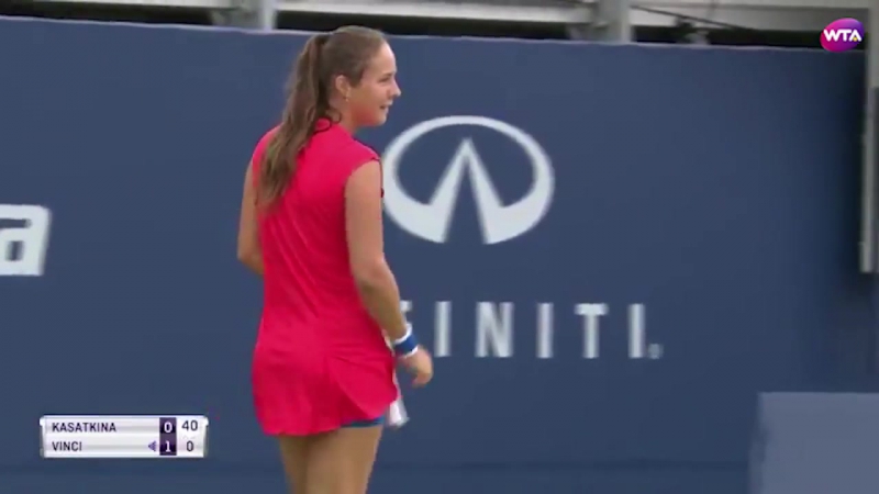 #теннис #wta / #atp / торонто / монреаль онлайн видео супер удар от дарьи касаткиной