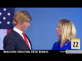 Donald drumpf fucks hillary clayton during a debate