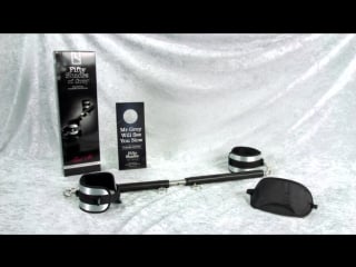 Fifty shades of grey trust me adjustable spreader bar and cuff set silver