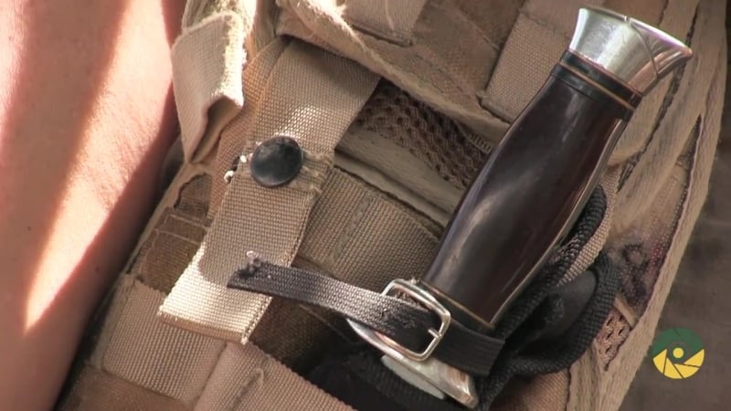 Дід "батя" хочу, щоб ніяка сволоч російська не ходила по моїй землі