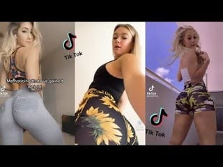 Too much booty in the pants tiktok dance tread challenge compilation (720p)