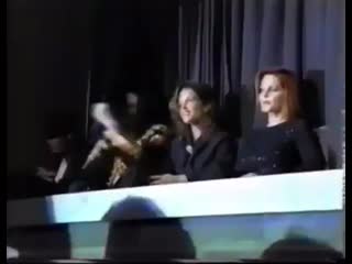 Michaeljackson attending with lisa marie a tribute event to elvis presley