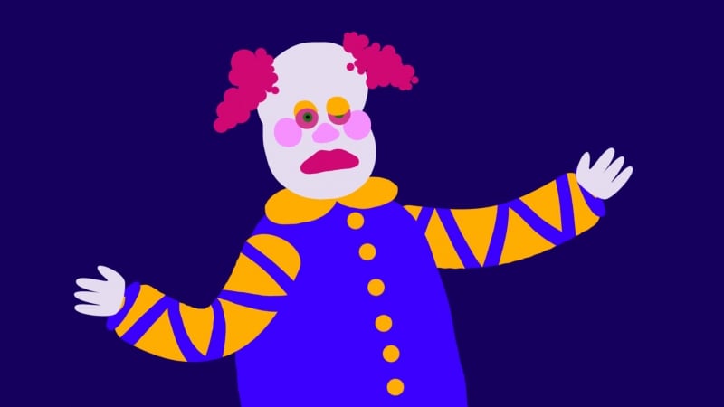 Лютый клоун развлекает, застряв в бесконечности