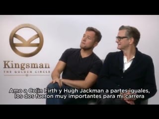 Taron loves colin and hugh