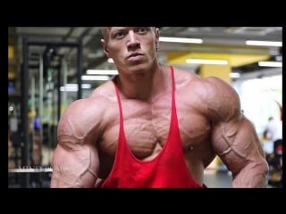 Many girls admire this guy blond shredded bodybuilder workout motivation 2018