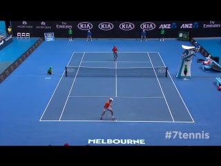 Absolutely high five stephane robert's amazing point vs gael monfils