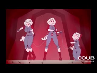 Cerberus goes metal [helltaker animation loop]