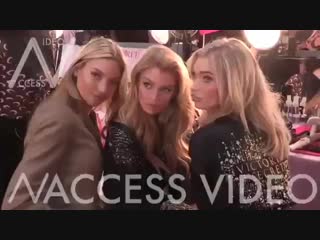 Martha hunt, stellamaxwell, elsahosk backstage vsfs 2018