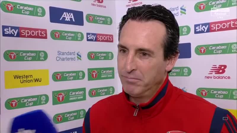 Unai emery explains his team selection for tonights clash with liverpool with mesut ozil starting in midfield
