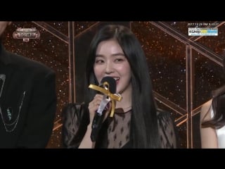 171229 mc irene chanyeol sana & jin @ kbs gayo daechukje