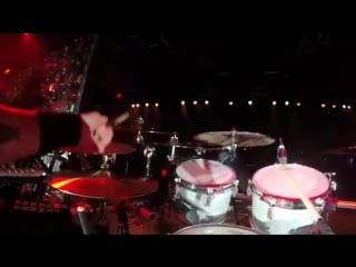 Neil wore a @gopro on his chest for the mountain live at @festivoix in trois rivières on june 29 check out the newest drum pov!