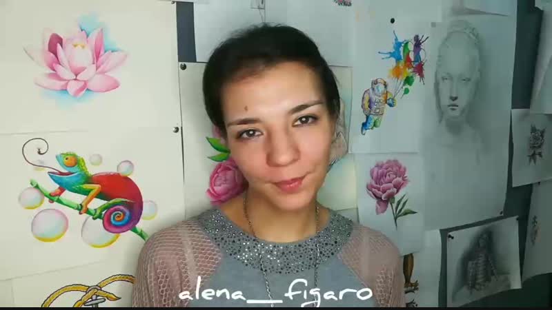 Alena figaro пудровые брови