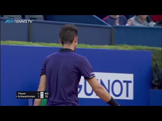 Hot shot schwartzman scorches winner past thiem barcelona 2019 1080