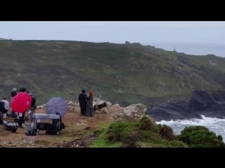 Poldark scenes from second day shooting near botalleck 15 sept 2015