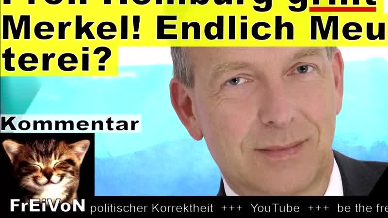 Prof homburg grillt merkel endlich meuterei?