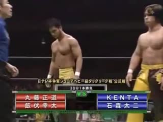 Kenta & taiji ishimori vs kota ibushi & naomichi marufuji (noah summer navigation '07 day 12)