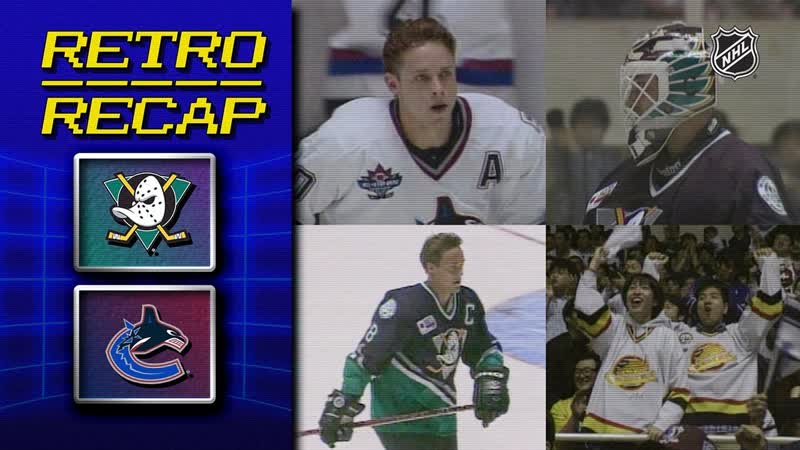 Retro recap canucks vs ducks