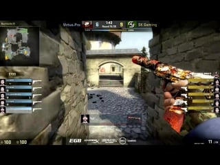 Virtus pro vs sk map 2 cobblestone eleague major 2017