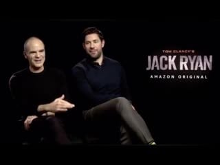 John krasinski & michael kelly on their wives