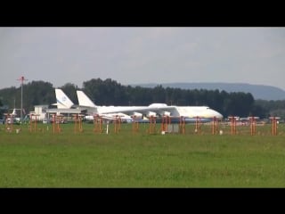 Antonov 225 mriya amazing take off runway 16 at zrh