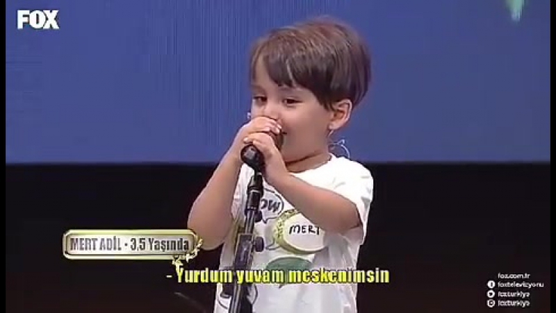 Азербайджанский мальчик мерт арслан покорил сердца турков на турецком тв