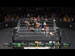 Wwe tag team woman &(c) vs the kabuki warriors (asuka&) vs baylea& vs &!