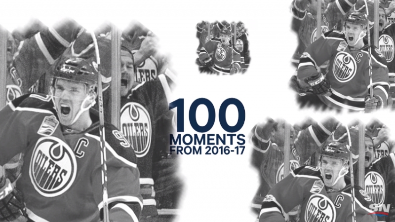 No 16/100 connor mcdavid scores first ever nhl playoff goal
