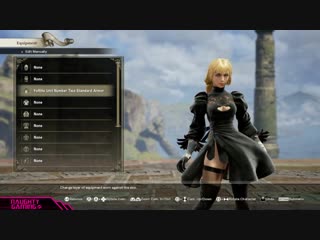 Soul calibur vi 2b in all sexy outfits all female fighters as yorha units