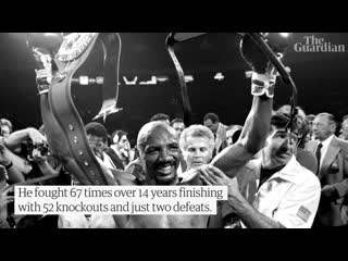 [guardian sport] marvelous marvin hagler, boxing great, dies aged 66