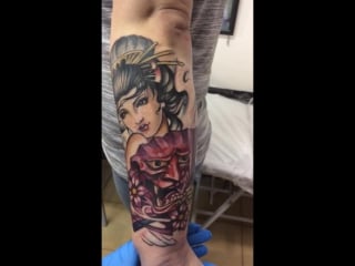 Гейша | в процессе исканий и творческих порывов | tattoo spot studio |