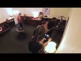 Watch @anthonymackie, @letitiawright, sebastian stan, and benedict cumberbatch take on a m