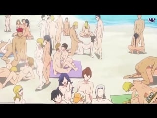 Hentai18+ yarimoku beach ni shuugakuryokou de! yare